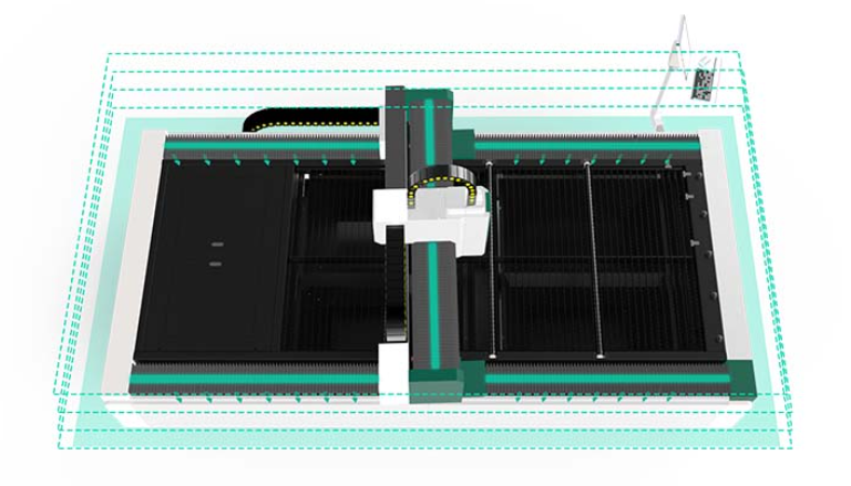 LASER PLATE CNC MACHINE MR-1530-S-3KW