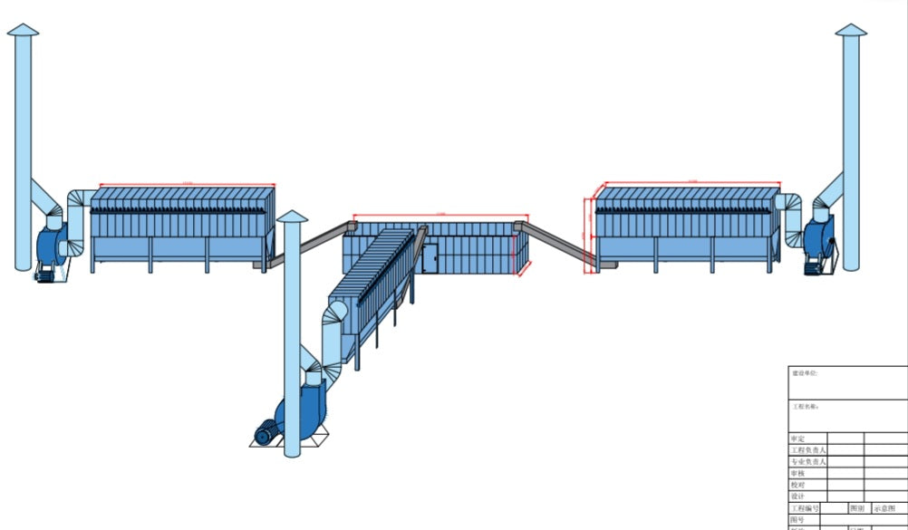 CENTRAL DUST COLLECTOR 22KW  62 FILTER BAGS